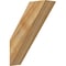 Ekena Millwork 6"W x 18"D x 24"H Traditional Rough Sawn Knee Brace, Western Red Cedar BRC06X18X24TRA00RWR - alternate 1